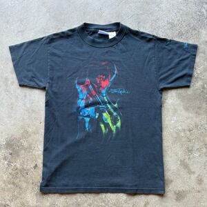 Vintage‎ Jimi Hendrix T-Shirt Optima Heavy Cotton Black Graphic Mens